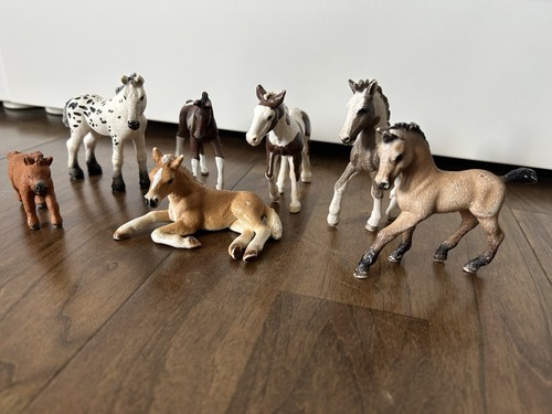 Schleich pferde fohlen - schleich, set
