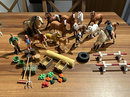 Schleich pferde konvolut mit - pferde,