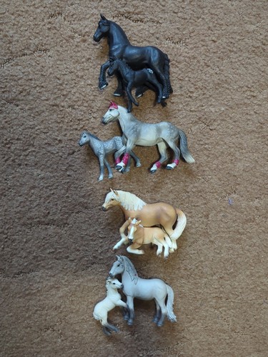 Schleich pferde mit fohlen - schleich,
